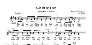 Bài hát: GẮN KẾT VỚI CHÚA