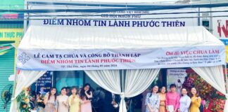 TP. HCM: Thành lập Điểm Nhóm Tin Lành Phước Thiện