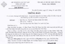 UB.TTN – Thông Báo V/v Tổ Chức Chương Trình Huấn Luyện Trang Bị Kỹ Năng Cho Các Nhân Sự Ban Âm Nhạc Trong Các Hội Thánh Tại Tp.HCM và Vùng Lân Cận
