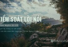 Kiểm Soát Lời Nói – 23/6/2024