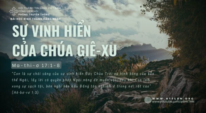 Sự Vinh Hiển Của Chúa Giê-xu – 29/6/2024