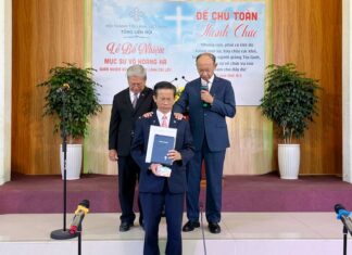 Tiền Giang: Bổ Nhiệm Mục Sư Võ Hoàng Hà – Quản Nhiệm Chi Hội Cai Lậy