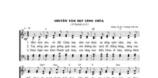 Bài hát: CHUYÊN TÂM ĐẸP LÒNG CHÚA