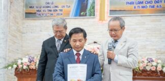 Bến Tre: Bổ Nhiệm Quản Nhiệm Hội Thánh Tin Lành Tam Hiệp