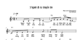 Bài hát: NGƯỜI ĐI RA TRUYỀN TIN