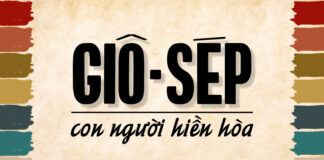 Thơ: GIÔ-SÉP – CON NGƯỜI HIỀN HÒA