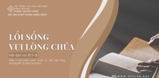 Lối Sống Vui Lòng Chúa – 19/7/2024