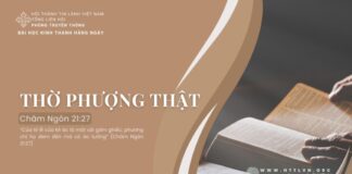 Thờ Phượng Thật – 21/7/2024