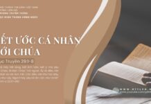 Kết Ước Cá Nhân Với Chúa – 27/7/2024