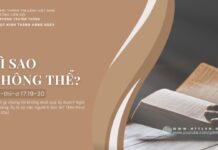 Vì Sao Không Thể? – 31/7/2024