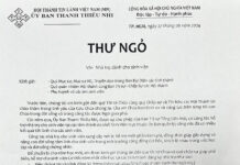 UB.Thanh Thiếu Nhi: Thư Ngỏ V/v Nhà Trọ Dành Cho Sinh Viên