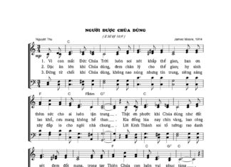 Bài hát: NGƯỜI ĐƯỢC CHÚA DÙNG