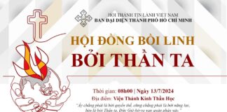 THÔNG BÁO V/v: Truyền Hình Trực Tuyến Chương Trình Hội Đồng Bồi Linh & Truyền Giảng Tin Lành TP. Hồ Chí Minh