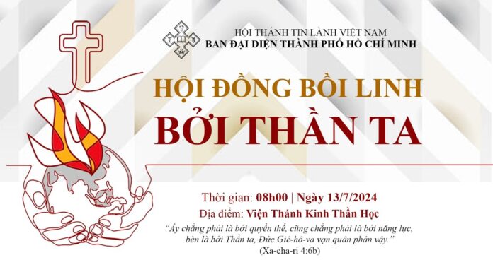 THÔNG BÁO V/v: Truyền Hình Trực Tuyến Chương Trình Hội Đồng Bồi Linh & Truyền Giảng Tin Lành TP. Hồ Chí Minh