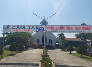 Khánh Hòa: Hội Thánh Cam Nghĩa Kỷ Niệm 50 Năm Thành Lập