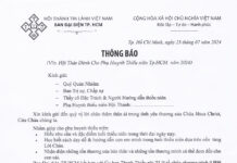 Thông Báo V/v Hội Thảo Dành Cho Phụ Huynh Thiếu Niên Tp.HCM Năm 2024