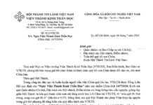 Thông Báo V/v Ngày Viện Thánh Kinh Thần Học (Chúa Nhật 14/7/2024)
