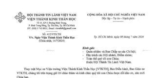 Thông Báo V/v Ngày Viện Thánh Kinh Thần Học (Chúa Nhật 14/7/2024)