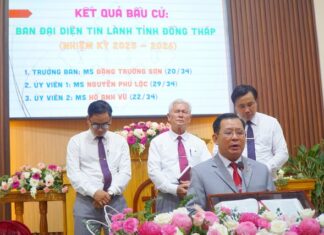 Hội Đồng Bầu Cử Ban Đại Diện Tin Lành Tỉnh Đồng Tháp Nhiệm Kỳ 2025-2026