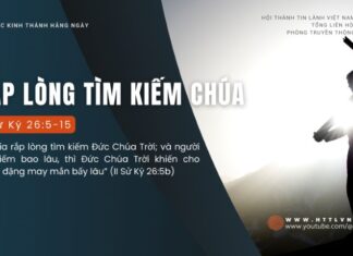 Rắp Lòng Tìm Kiếm Chúa – 15/8/2024