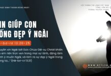 Xin Giúp Con Sống Đẹp Ý Ngài – 17/8/2024