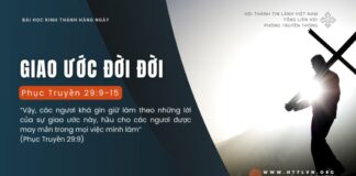Giao Ước Đời Đời – 26/8/2024