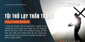 Tội Thờ Lạy Thần Tượng – 27/8/2024