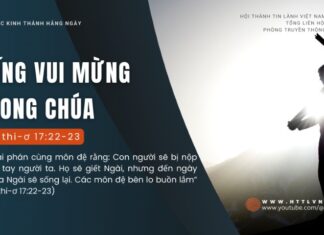 Sống Vui Mừng Trong Chúa – 29/8/2024