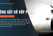 Đừng Gây Cớ Vấp Phạm – 30/8/2024