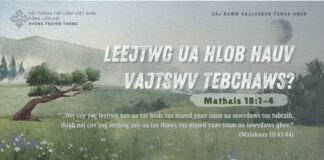 Leejtwg Ua Hlob Hauv Vajtswv Tebchaws? – 31/8/2024