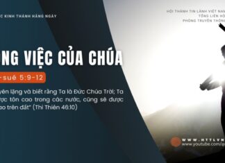 Công Việc Của Chúa – 5/8/2024