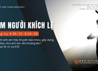 Làm Người Khích Lệ – 9/8/2024