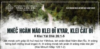 Mnêč Hgăm Mâo Klei Đĭ Kyar, Klei Čăt Đĭ – 14/8/2028