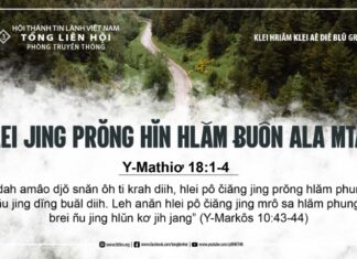 Hlei Jing Prŏng Hĭn Hlăm Ƀuôn Ala Mtao Adiê – 31/8/2024