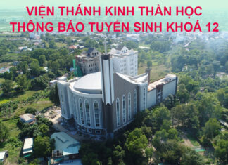 Thông Báo Tuyển Sinh Khóa 12 – Chương Trình Cử Nhân Thần Học – VTKTH