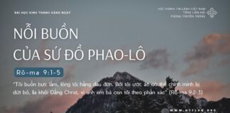 Nỗi Buồn Của Sứ Đồ Phao-lô – 12/9/2024