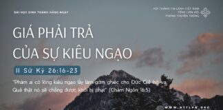 Giá Phải Trả Của Sự Kiêu Ngạo – 14/9/2024