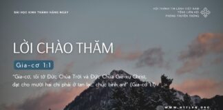 Lời Chào Thăm – 16/9/2024