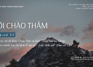 Lời Chào Thăm – 16/9/2024
