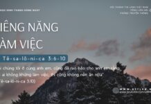 Siêng Năng Làm Việc – 19/9/2024