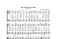 Bài hát: HẾT LÒNG CẢM TẠ CHÚA