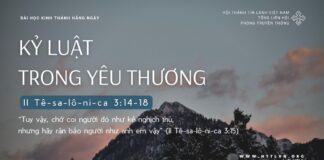 Kỷ Luật Trong Yêu Thương – 21/9/2024