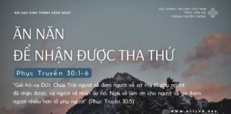 Ăn Năn Để Nhận Được Tha Thứ – 25/9/2024
