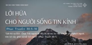 Lời Hứa Cho Người Sống Tin Kính – 26/9/2024