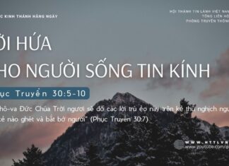 Lời Hứa Cho Người Sống Tin Kính – 26/9/2024