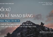 Đối Xử Với Kẻ Nhạo Báng – 29/9/2024