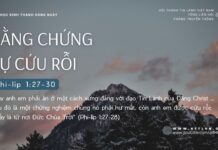 Bằng Chứng Sự Cứu Rỗi – 5/9/2024
