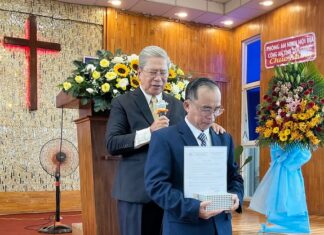 Tiền Giang: Bổ Nhiệm Quản Nhiệm Chi Hội Tân Lý Đông