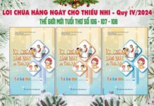 GIỚI THIỆU LỜI CHÚA HẰNG NGÀY CHO THIẾU NHI – QUÝ IV 2024