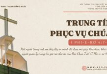 Trung Tín Phục Vụ Chúa – 1/11/2024